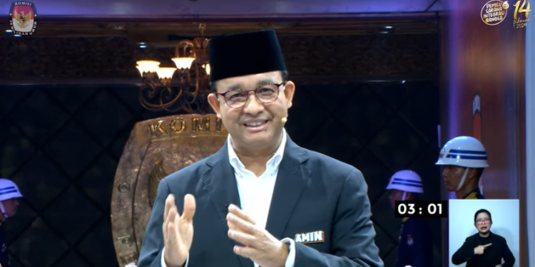 Penyampaian Visi Misi pada Debat Pertama, Anies Singgung Negara Hukum dan Negara Kekuasaan