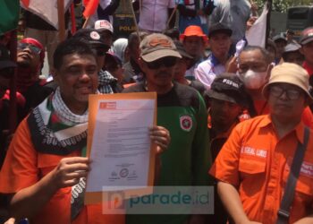 Aksi Partai Buruh di Dubes AS, Minta Perang Dihentikan