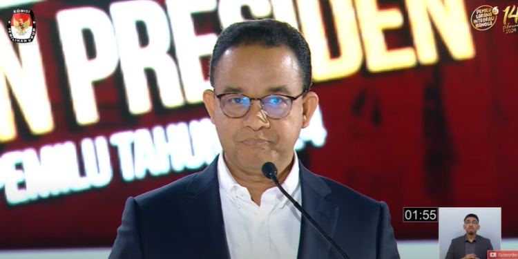 Visi Misi dan Program Kerja Anies di Debat Ketiga Capres 2024