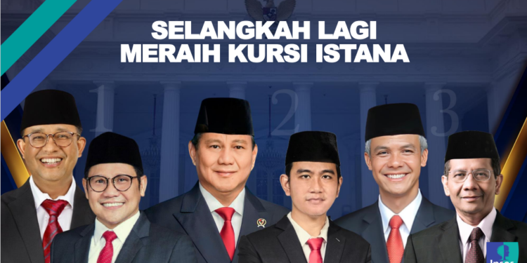 Survei Terbaru Ipsos: Prabowo-Gibran Unggul, Disusul AMIN kemudian Ganjar-Mahfud