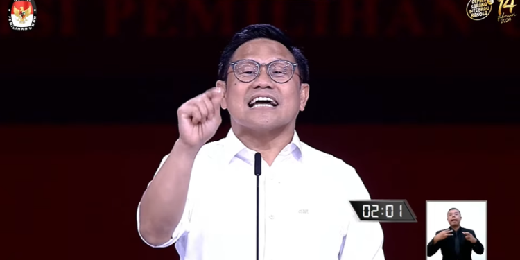 Visi Misi dan Program Kerja Cawapres Muhaimin pada Debat Keempat Pemilu 2024