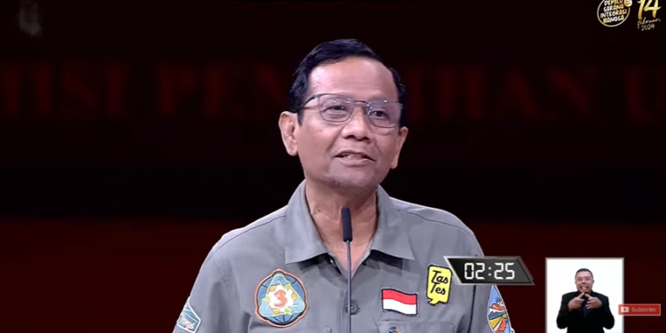 Visi Misi dan Program Kerja Cawapres Mahfud pada Debat Keempat Pemilu 2024