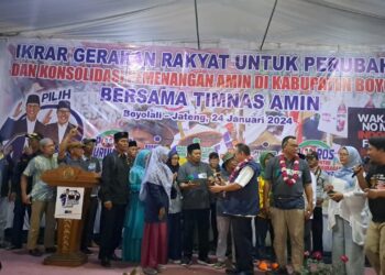 Warga Boyolali Dukung AMIN, Sudirman Said: Ini Bukan Massa Berseragam atau Dimobilisasi