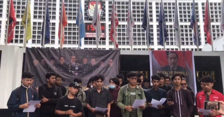 Gerakan Tagar Tolak Pemilu Curang dan Makzulkan Jokowi Menyerukan Empat Tuntutan
