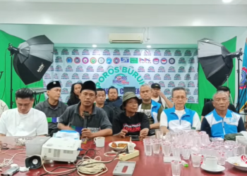 Aksi Unjuk Rasa Poros Buruh untuk Perubahan di KPU pada Hari Rabu, 21 Februari