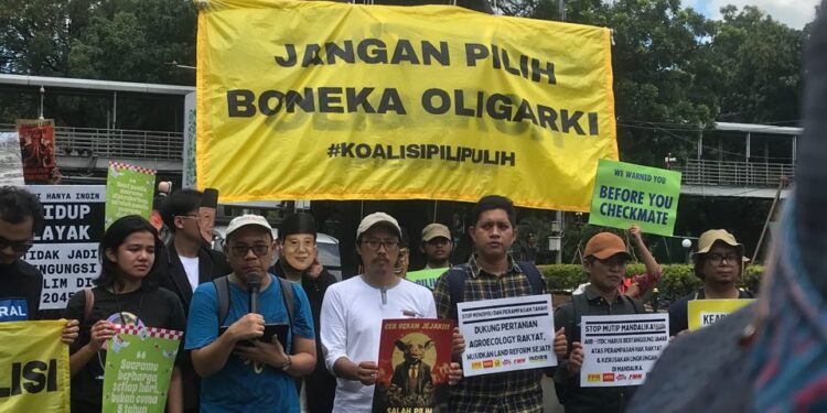 Aksi Damai Koalisi Pilih Pulih