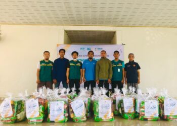 Wahdah Tebar Paket Sembako
