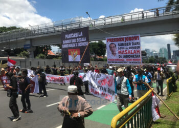 Aksi Gerakan Rakyat Desak DPR Gunakan Hak Angket dan Tuntut Jokowi Mundur
