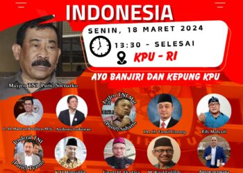 Aksi FPDR di KPU Hari Ini Dipimpin Mantan Danjen Kopassus Soenarko?