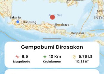 Gempa Tuban, BMKG Mengungkap Penyebabnya