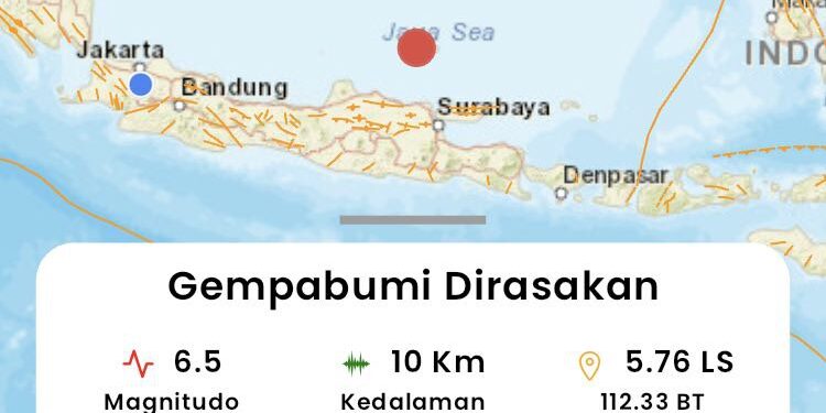 Gempa Tuban, BMKG Mengungkap Penyebabnya