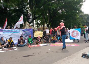 Aksi Jaringan Serikat Ojol (JSO) di May Day 2024: Akui Kami sebagai Pekerja
