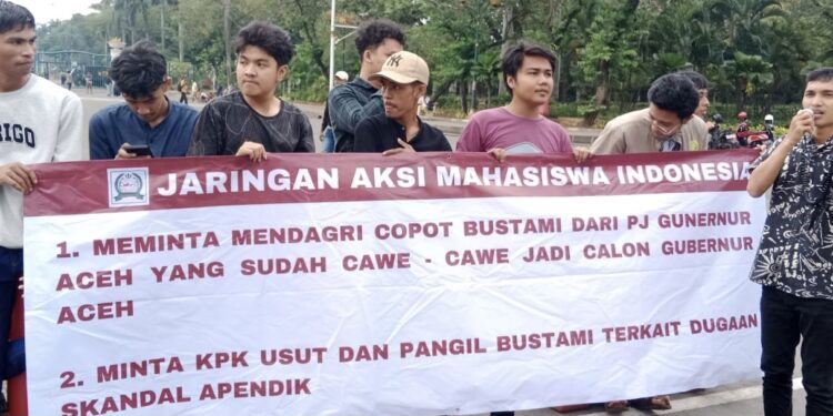 Aksi JAM Indonesia: Pecat dan Periksa Pj Gubernur Aceh Bustami