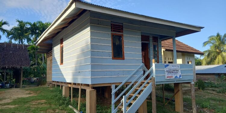 Rumah Layak Huni Mualaf di Desa Taikako Diresmikan