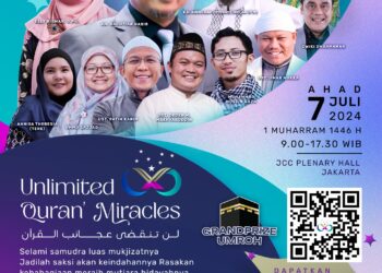 Unlimited Qur’an Miracles: Jadikan Alquran Literasi Tertinggi Jawab Persoalan Hidup