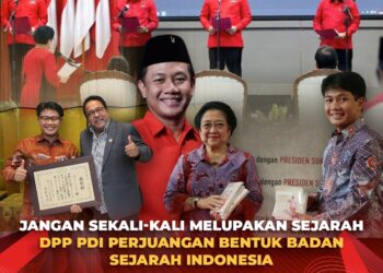 Tujuan Dibentuknya Badan Sejarah Indonesia di Struktur Baru DPP PDI Perjuangan