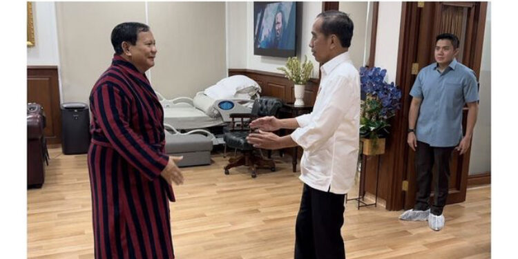 Prabowo Mengucapkan Terima Kasih kepada Jokowi usai Menjalani Operasi Besar