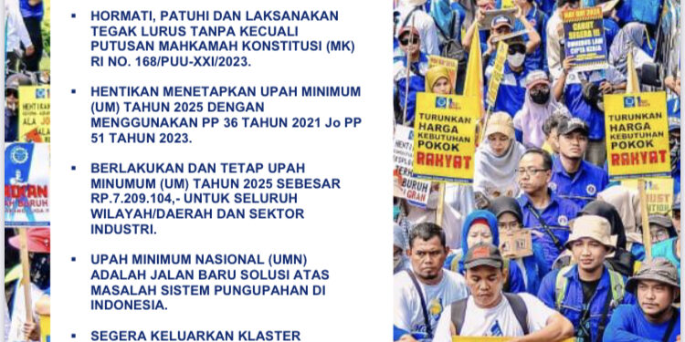 Sikap GSBI 20 November 2024 Aksi di Kemnaker