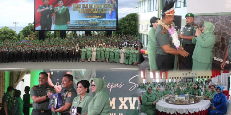 Lepas Sambut & Sertijab Pangdam XVIII/Kasuari Dihadiri Danrem 182/Jazira Onim