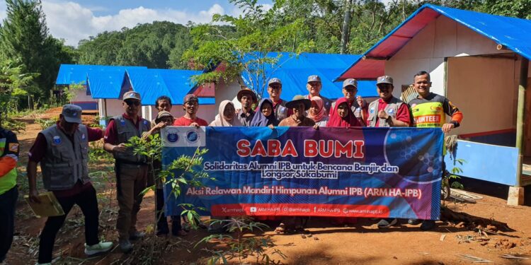 Tujuh Huntara untuk Warga di Pabuaran Diserahkan ARM HA-IPB