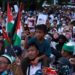 Aksi ARIBP di Depan Kedubes AS Serukan Keadilan untuk Palestina