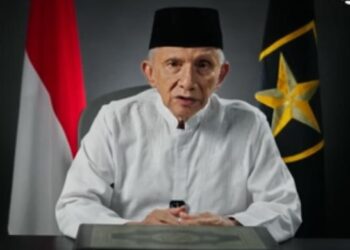 Foto: Amien Rais/tangkapan layar