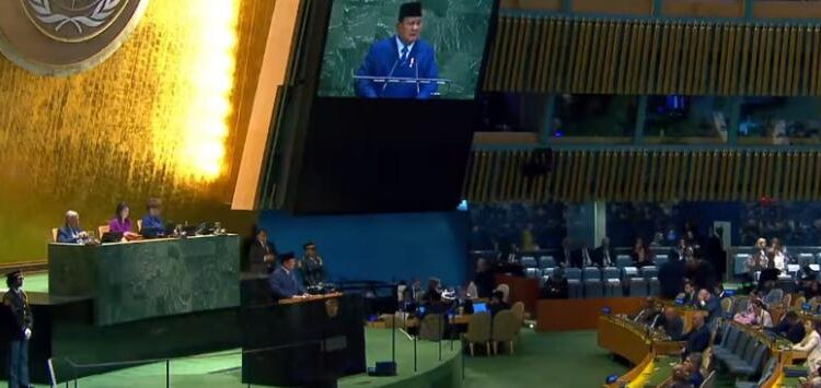 Pidato Lengkap Presiden Prabowo di Sidang Majelis Umum ke-80 PBB