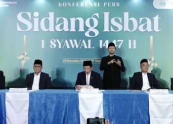 Hilal tak Terlihat di 117 Titik, Pemerintah Tetapkan Idulfitri 1447 Sabtu