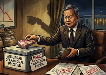 Anggaran Operasional Presiden Habis sehingga Prabowo Pakai Dana Pribadi?