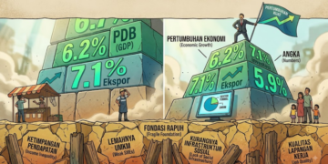 Pertumbuhan Ekonomi Kuat di Angka, Rapuh di Fondasi