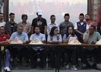 Foto: konferensi pers KPA bersama organisasi buruh/tangkapan layar