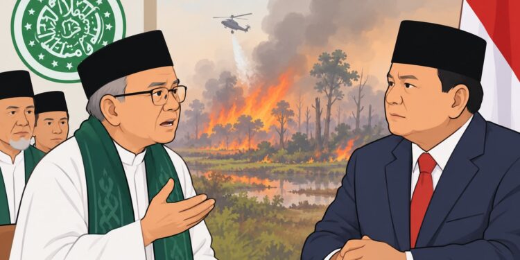 MUI Minta Presiden Beri Perhatian Lebih atas Karhutla Berstatus Darurat